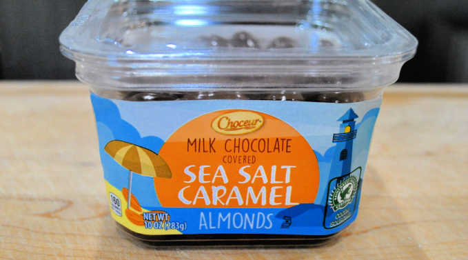 Aldi Sea Salt Caramel almonds