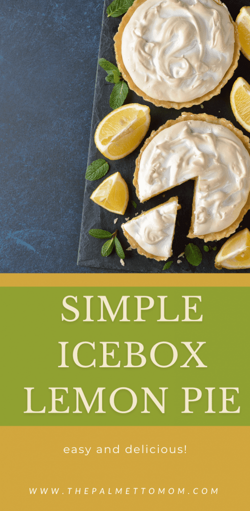 Simple icebox lemon pie pin