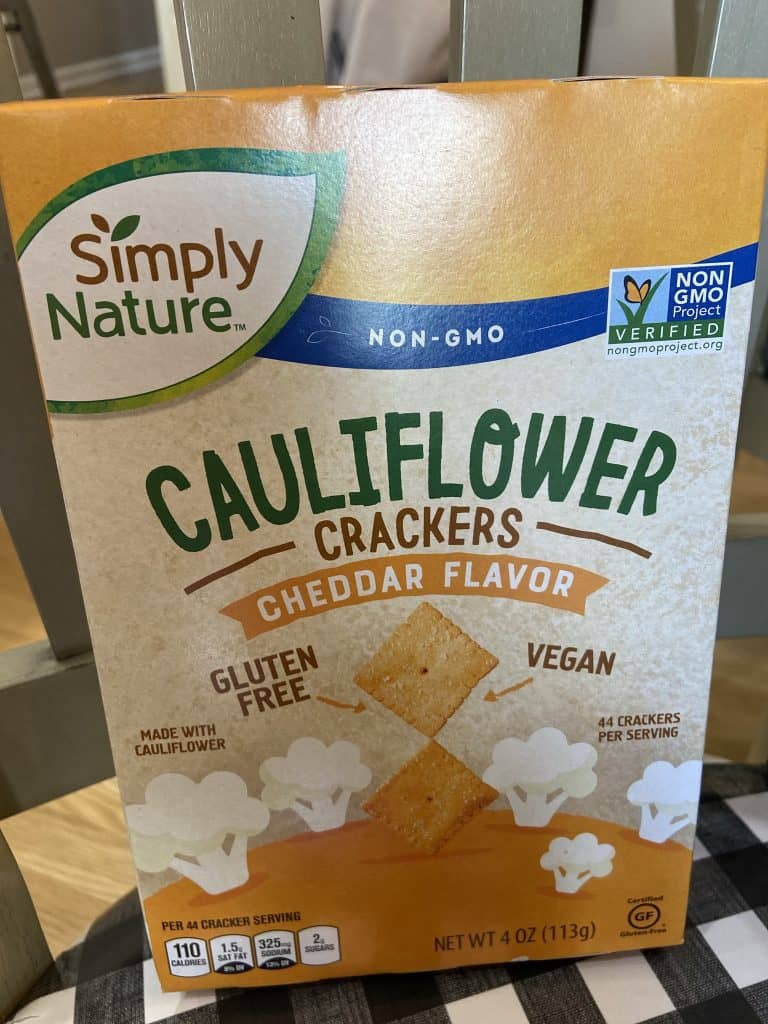 Simply Nature Cauliflower crackers