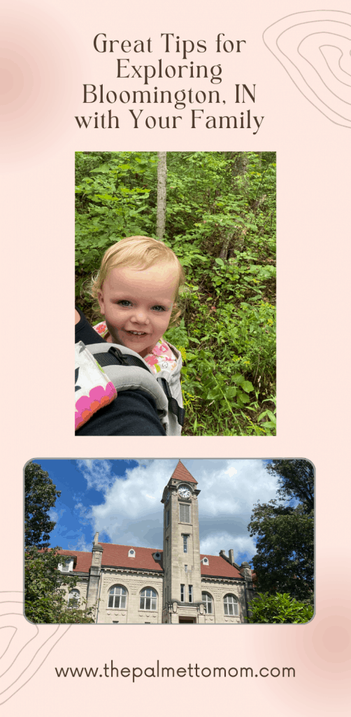 exploring Bloomington with your kids pin