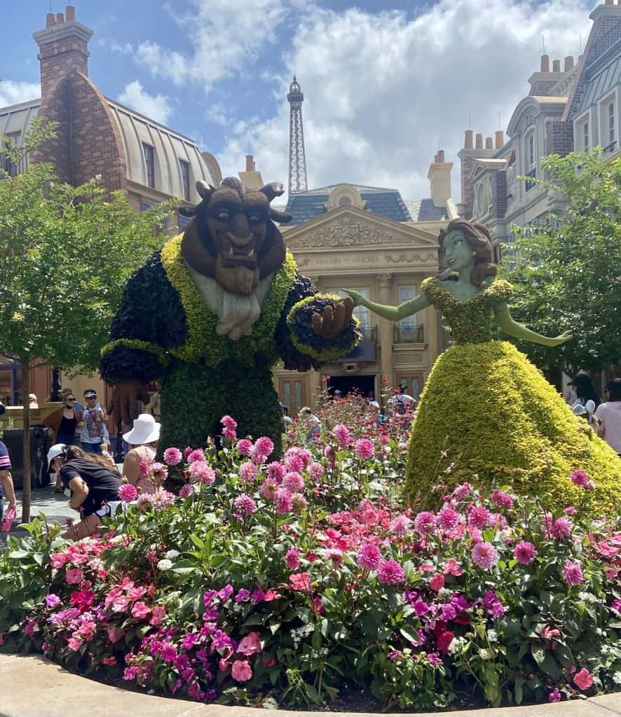Epcot Beauty and the Beast Flower and Garden 