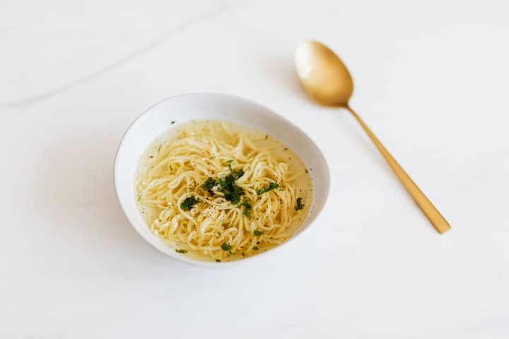 soup with noodles