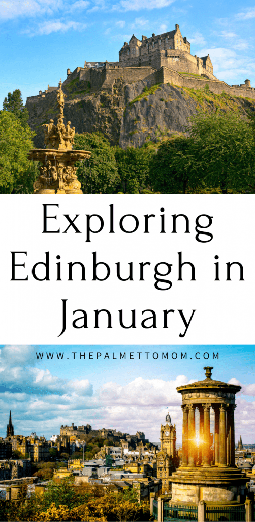 pin for Edinburgh in January