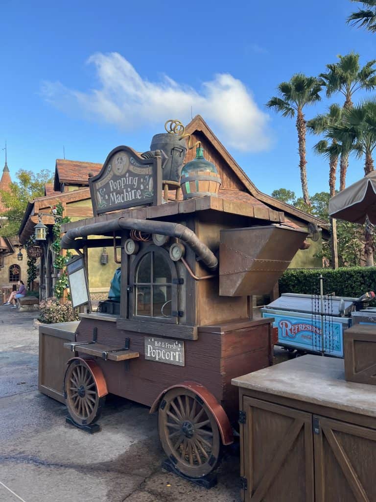 popcorn cart, Magic Kingdom