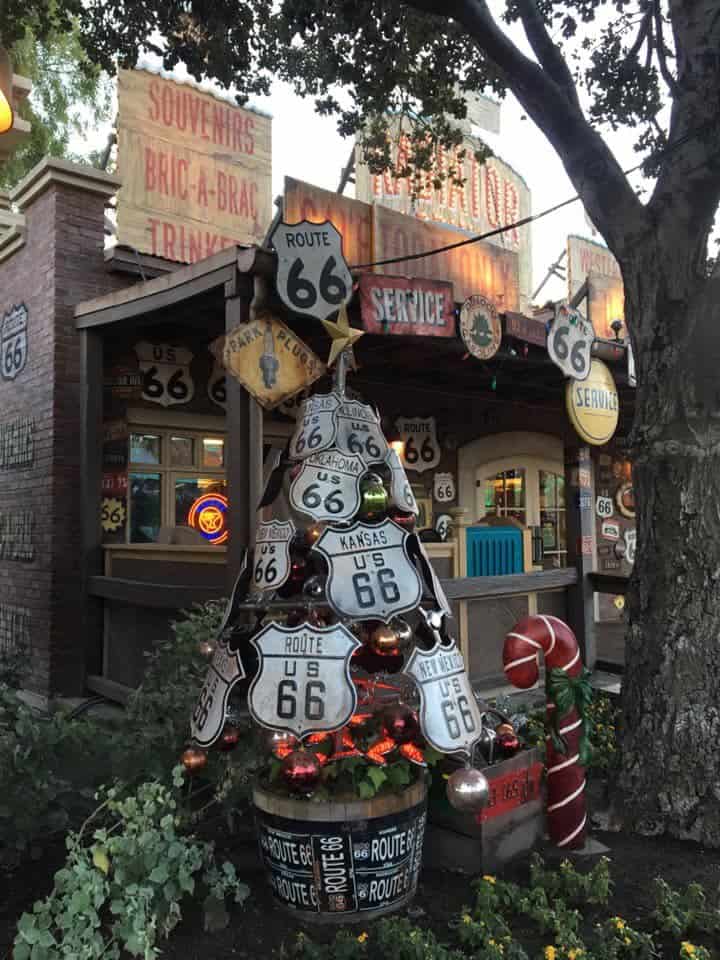 Route 66 signs at Disneyland