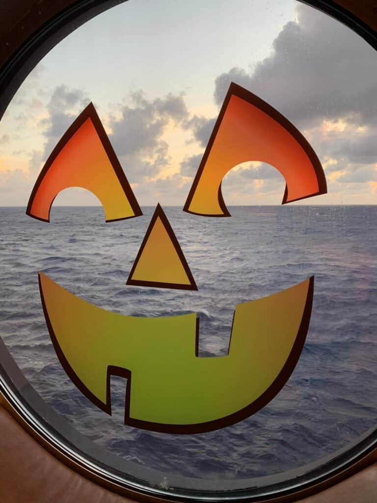 Jack o lantern window