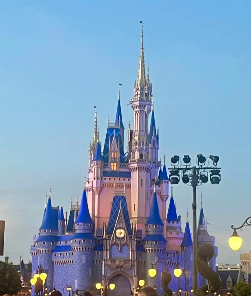Magic Kingdom Cinderella Castle at night