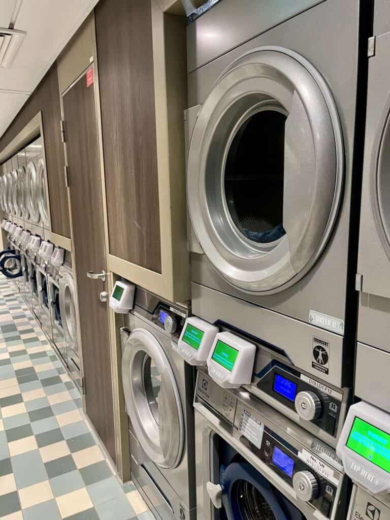 laundry machines onboard Disney Cruise Line